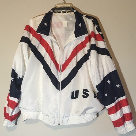 Vintage Other - Vintage USA Windbreaker Jacket American Olympics